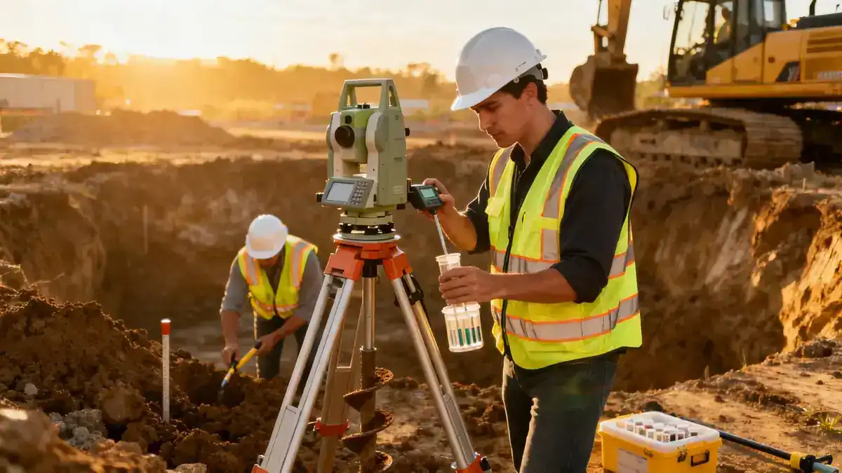 Geotechnical work in New Westminster